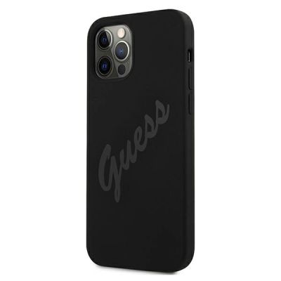 2. Guess GUHCP12LLSVSBK iPhone 12 Pro Max 6.7" black/black hardcase Script Vintage