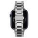 11. Spigen Modern Fit Band for Apple Watch 4/5/6/7/8/SE (38/40/41 mm) - Silver