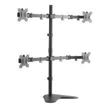 LogiLink BP0046 Monitor Holder/Stand for 81.3 cm (32") Monitors, Desk, Stainless Steel