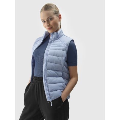 2. Women's quilted down vest with recycled filling 4F