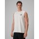 Men's relaxed sleeveless T-shirt with print 4F 4FRSS26TSLEM365-11S