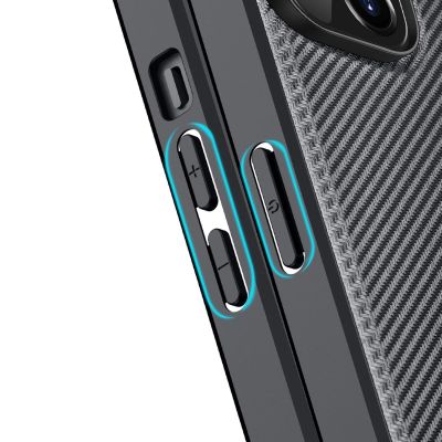 7. Dux Ducis Fino case cover nylon covered iPhone 14 Plus black