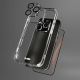 8. SBS set with D3O technology for iPhone 16 Pro - case + glass screen and camera protector - transparent