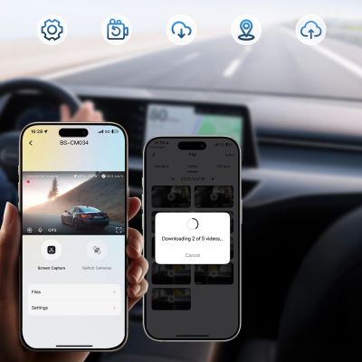 12. Baseus PrimeTrip VD1 Pro 4K Car Dash Cam - Black