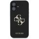 3. Guess Grained Big 4G Logo Small Classic Logo case for iPhone 16 - black