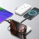 2. Wozinsky W11-W 10000mAh 10W Powerbank with Built-in Cables and Flashlight - White