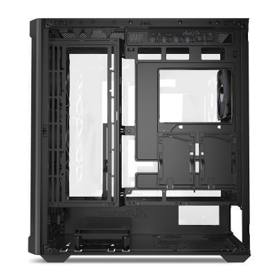 7. Sharkoon AK4W RGB ATX Case with 1 Glass Panel