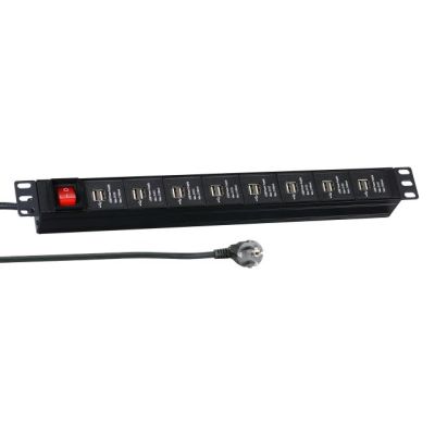EFB Elektronik EK631USB.1 Splitter 3 m Indoor Black