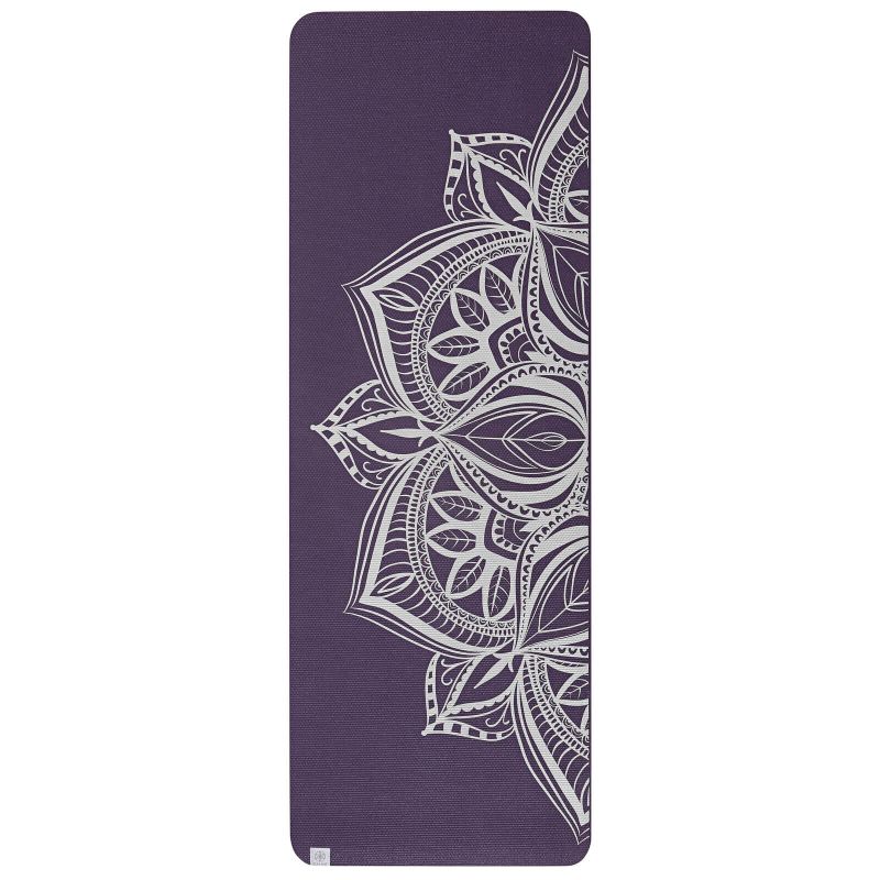 2. Gaiam Aubergine Medallion yoga mat 6 mm 63844