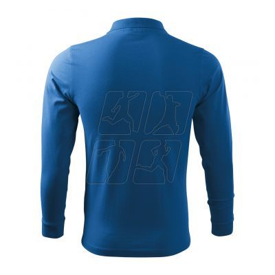 4. Malfini Single J polo shirt. LS M MLI-21114 azure
