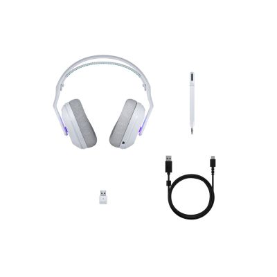 22. Logitech G G522 Lightspeed Wireless Headband Gaming Headset USB Type-C Bluetooth White