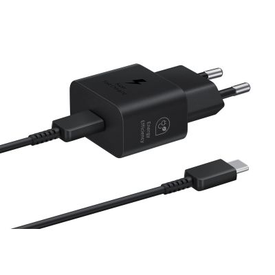 4. Samsung Power Adapter 25W USB-C Fast Charge 1m Black