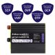 4. Qoltec Monolith 51917 intelligent professional charger for LiFePO4 AGM GEL SLA batteries | 70A | 12V | Fast charging