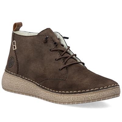 Rieker 50910-25 women's brown insulated ankle boots