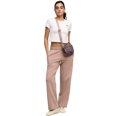 5. Puma ESS Elevated Straight Leg Women's Pants Pastel Pink 691817 88