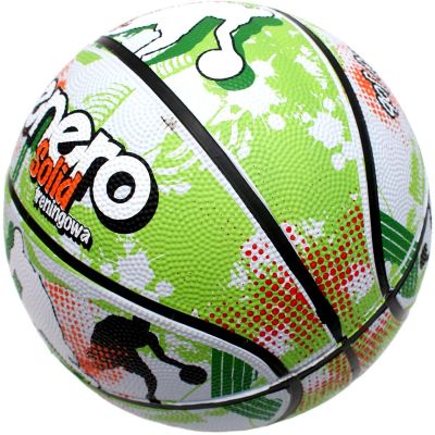 15. ENERO SOLID BASKETBALL SIZE 7 GREEN AND WHITE
