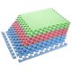 2. Multipack One Fitness MP10 puzzle mat green-blue-red 9 pieces 10 mm