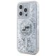 2. Karl Lagerfeld Liquid Glitter Karl & Choupette Head Magsafe Case for iPhone 15 Pro Max - Clear