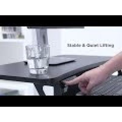 3. MACLEAN ELECTRIC DESK, TABLE, WORKStation, HEIGHT ADJUSTMENT, MAX HEIGHT 122 CM, MAX LOAD 37 KG - FOR SITTING AND STANDING WORK MC-835