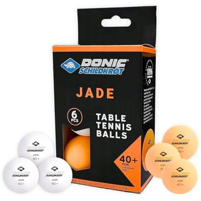3. JADE POLY TABLE TENNIS BALLS 40 MIX 6 PCS POT