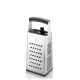 7. GEFU 10761 Manual Grater/Spiralizer Grater with Container Black, Silver