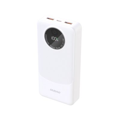 Dudao K12Pro Power Bank 22.5W PD 20000mAh USB-A, USB-C - White