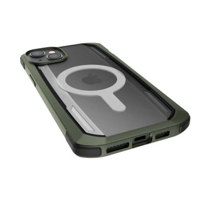 7. Raptic X-Doria Secure Case for iPhone 14 Pro Max with MagSafe armored cover green