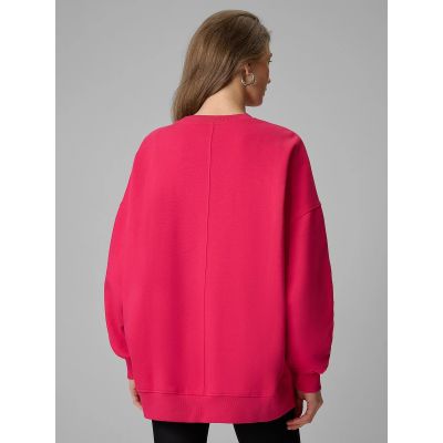 2. Women's oversize sweatshirt without hood 4F 4FRSS26TSWSF2993-53S