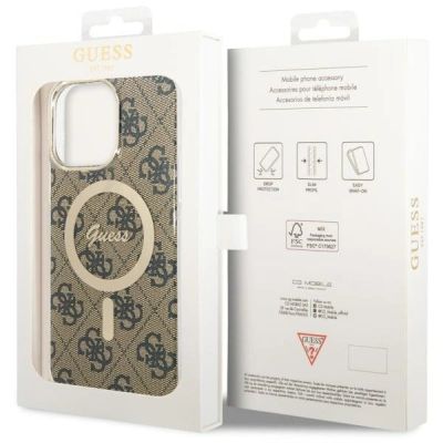 7. Guess GUHMP14XH4STW iPhone 14 Pro Max 6.7" brown/brown hardcase 4G MagSafe