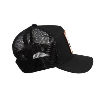 3. Goorin Bros. The Goat Black Trucker Cap - 101-0385-BLK