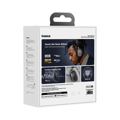 5. Baseus Inspire XH1 Wireless Headphones Sound by Bose ANC Dolby Audio Black Hole