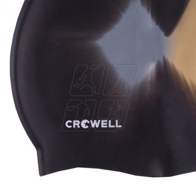 2. Crowell Multi-Flame-08 silicone swimming cap