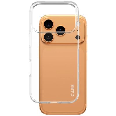 2. CARE by PanzerGlass Fashionable X-Ray Soft Basic Case for iPhone 17 Pro - Transparent