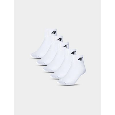 Casual ankle socks (5-pack) for children 4F 4FJWMM00USOCU295-91S