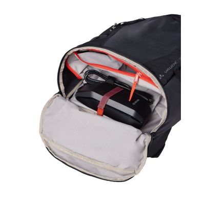 8. VAUDE Bike Alpin 28+5 Backpack, Sports Backpack, Black, Polyamide, Polyurethane (PU), Polyester