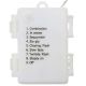 11. SNOWFLAKE DECORATIVE HANGING 40LED WHITE