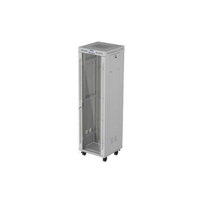 27. LANBERG FLOOR RACK CABINET 19" 42U 600X600 GRAY GLASS DOOR LCD (FLAT PACK) V2