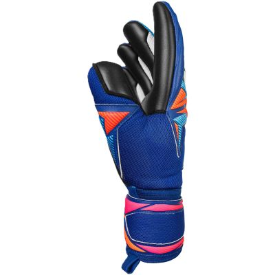 4. Reusch Attrakt Infinity Evolution NC Goalkeeper Gloves Blue-Black 5670725 4127