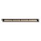 10. Digitus High-Density Patch Panel 19" 24 x RJ45, LSA horizontal, Cat. 6, unshielded, 0.5U, black, cable guide