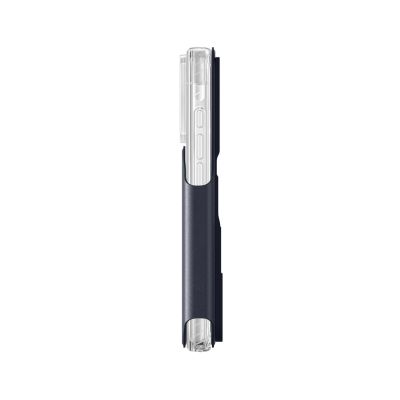 6. AmazingThing Titan Pro Lens Flip Set Case for iPhone 18 Pro Max with Wallet, MagSafe Compatible - Navy Blue