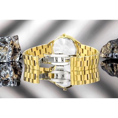 8. Giewont Sapphire Gold Women's Watch GW1140-B3