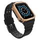 Protect Strap Band for Apple Watch 38/40/41mm Armored Case Strap - Black, Rose Gold