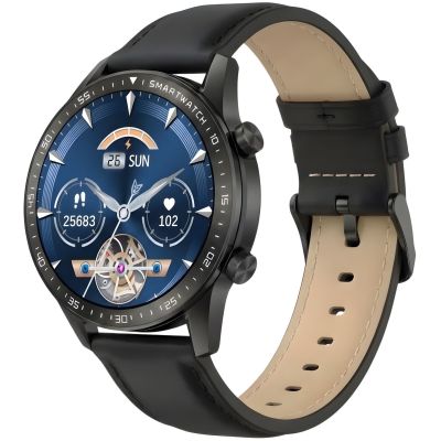 4. Smartwatch Gravity Black 2 Straps GT10-2