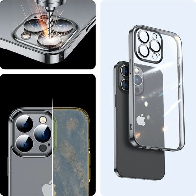 4. Joyroom 14Q Case case for iPhone 14 Plus case cover with metallic frame black (JR-14Q3-black)