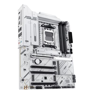 4. ASUS X870 MAX GAMING WIFI7 White Motherboard