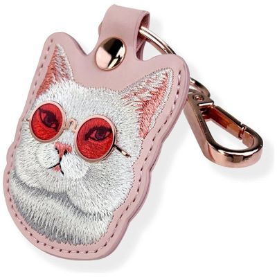 5. Nimmy Glasses Cool Cat Tracker Case - Pink