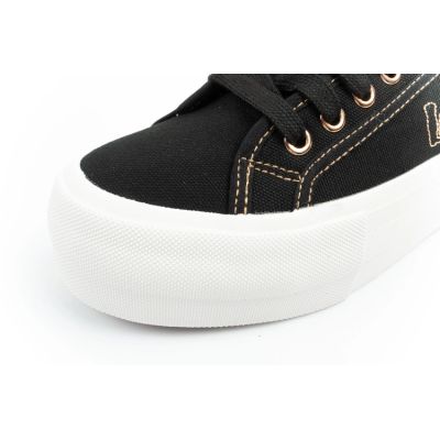 6. Lee Cooper women's sneakers platform black with gold