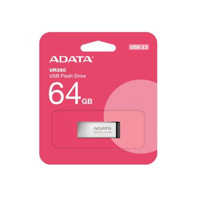 5. ADATA UR350 USB Flash Drive 64GB USB Type-A 3.2 Gen 1 (3.1 Gen 1) Black