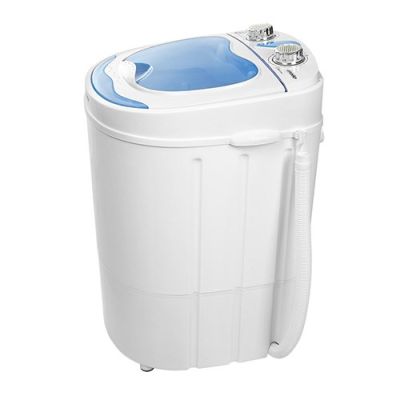 2. Adler MS 8053 travel washing machine (3 kg; 370 mm; blue)