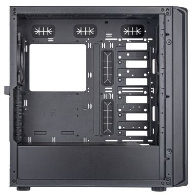 15. SilverStone SST-SED1-B Seta D1 Midi-Tower case - juodas